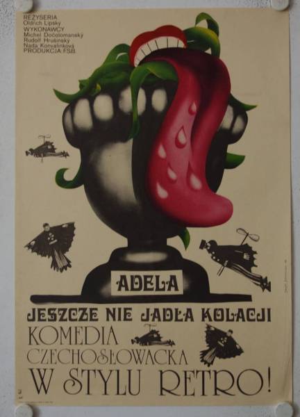Adele hat noch nicht zu Abend gegessen originales polnisches Filmplakat